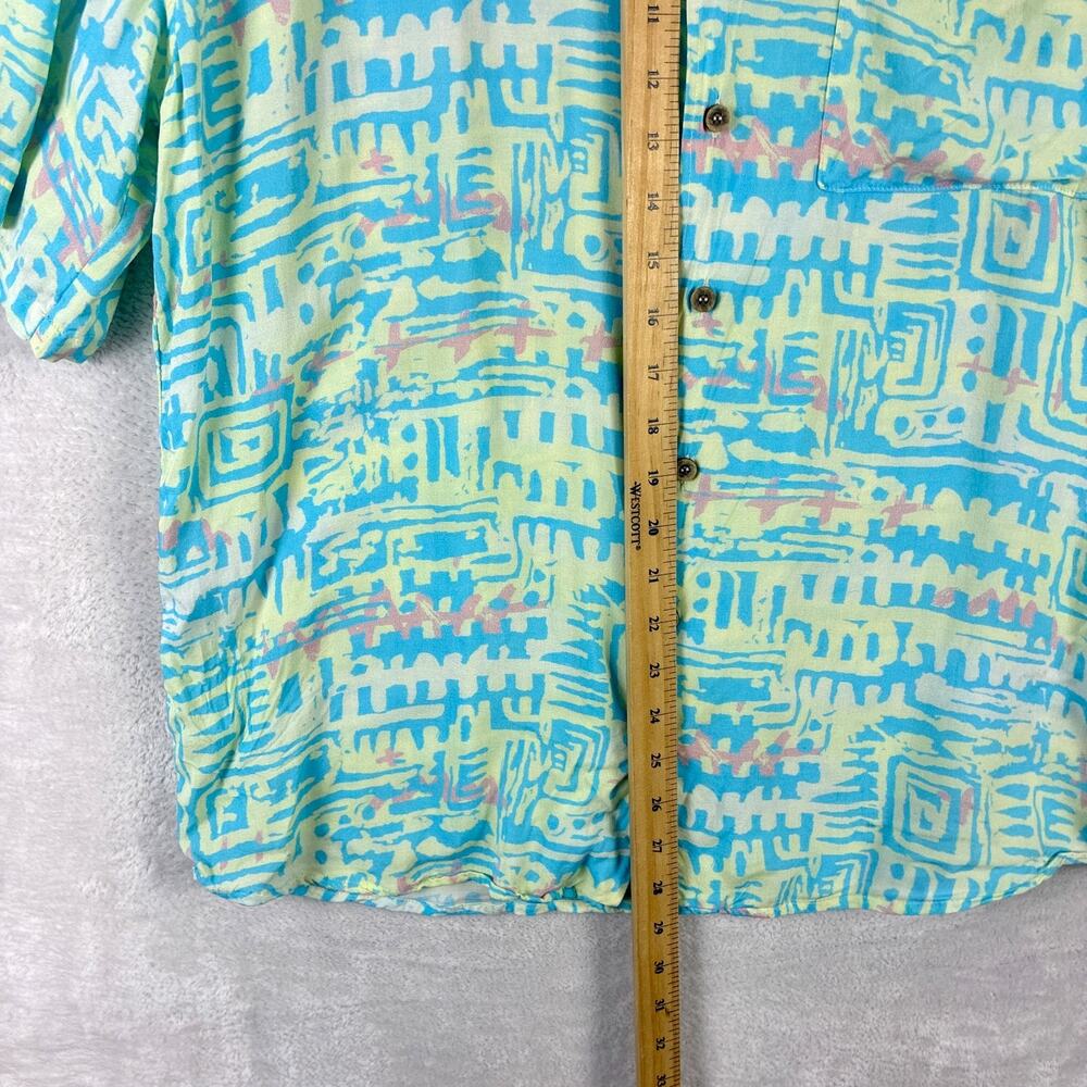 Quiksilver x Stranger Things Hawaiian Shirt Mens M The Argyle Surfer Boy 80s - Picture 6 of 8